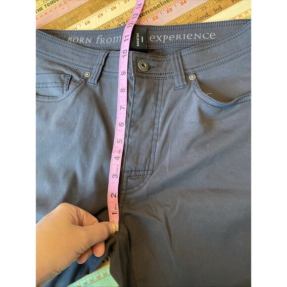 prAna Pants Mens 32x32 Gray Slim Fit Breathe Hiking Camping Outdoors *FLAW - Picture 13 of 14